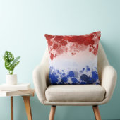 愛国的赤白青抽象芸術 クッション (椅子)