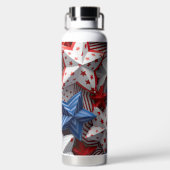 愛国的赤白青星 ウォーターボトル (背面)