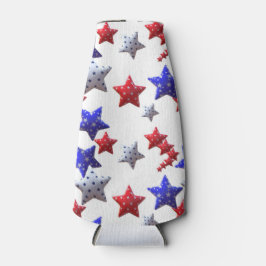 愛国的赤白青星 ボトルクーラー