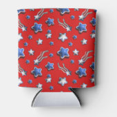 愛国的赤白青星 缶クーラー (正面)