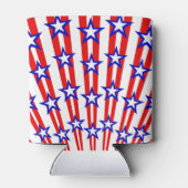 愛国的赤白青星 缶クーラー (裏面)