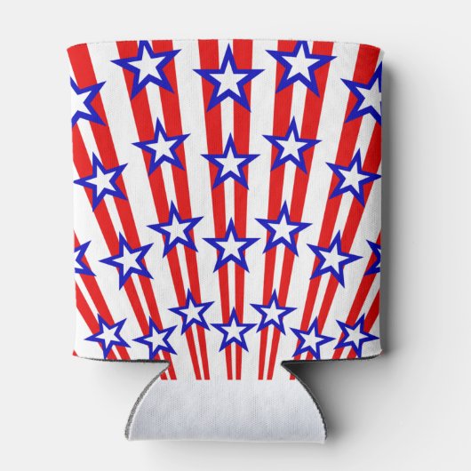 愛国的赤白青星 缶クーラー (裏面)