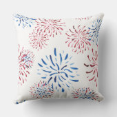 愛国的赤白青花火 クッション (裏面)