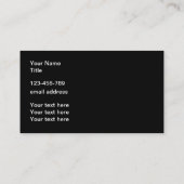 愛国的車のテーマ名刺 名刺 (裏面)