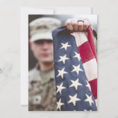 愛国的軍隊サービス退職 招待状 (裏面)