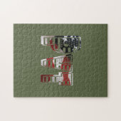 愛国的軍隊ユニークアメージング ジグソーパズル (横)