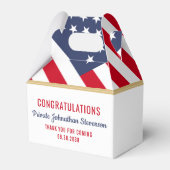 愛国的軍隊卒業陸軍米国国旗 フェイバーボックス (裏面サイド)