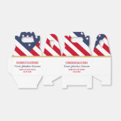 愛国的軍隊卒業陸軍米国国旗 フェイバーボックス (折り畳みなし)