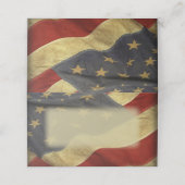 愛国的軍隊米国国旗の座席表 プレイスカード