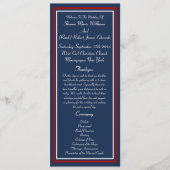 愛国的軍隊結婚式 プログラム (正面)