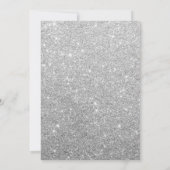 愛国的軍隊退職金モダン銀 招待状 (裏面)