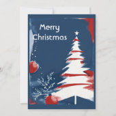 愛国的軍隊USAクリスマス ノートカード (正面)