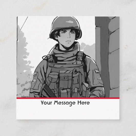 愛国的軍隊USA エンクロージャーカード (裏面)