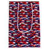 愛国的迷彩柄 ミディアムペーパーバッグ (裏面)