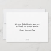 愛国的退役軍人の日 シーズンカード (裏面)