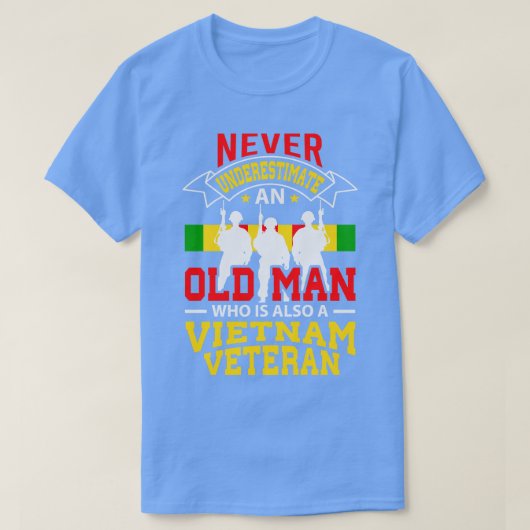 愛国的退役軍人デイギフト米国ベトナム退役軍人 Tシャツ (デザイン正面)