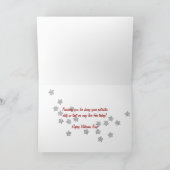 愛国的退役軍人デイデザイン カード (内部)