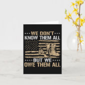 愛国的退役軍人米国国旗7月退役軍人第4日 カード (黄色い花)