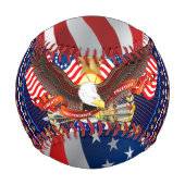 愛国的退役軍人 野球ボール (裏面)