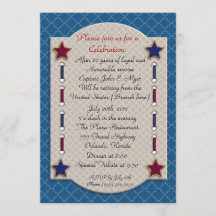 愛国的退職パーティの招待状