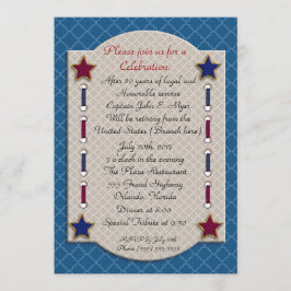 愛国的退職パーティの招待状 招待状