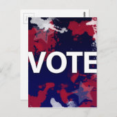 愛国的選挙投票 ポストカード (正面/裏面)