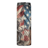 愛国的骨格女性のカーボーイ タンブラー (裏面)