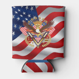 愛国的2同一デザイン 缶クーラー