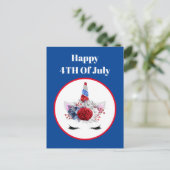 愛国的7月4日ファンタジーユニコーン シーズンポストカード (スタンド正面)