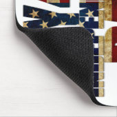 愛国的7月4日国旗のデザイン マウスパッド (コーナー)