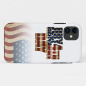 愛国的7月4日国旗のデザイン Case-Mate iPhoneケース (裏面(横))