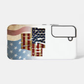 愛国的7月4日国旗のデザイン SAMSUNG GALAXYケース (裏面横)