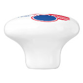 「愛国的」なセラミックノブ セラミックノブ (側面)