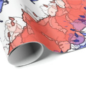 愛国的（ばちゃばちゃ）跳ねる ラッピングペーパー (ロールコーナー)