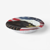 愛国的/イーグル/アメリカ/アメリカ ペーパーボウル (傾斜あり)