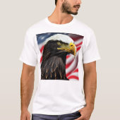 愛国的/イーグル/アメリカ/アメリカ Tシャツ (正面)