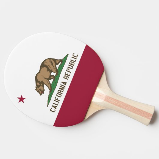 愛国的、カリフォルニアとの卓球ラケット 卓球ラケット (横)