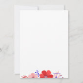 愛国的BBQパーティの招待状 招待状 (裏面)