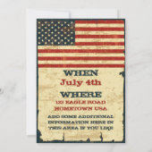 愛国的BBQ招待状 招待状 (裏面)