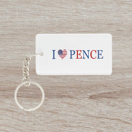 愛国的Iハートラブミクペンス国旗 キーホルダー