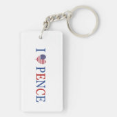 愛国的Iハートラブミクペンス国旗 キーホルダー (裏面)