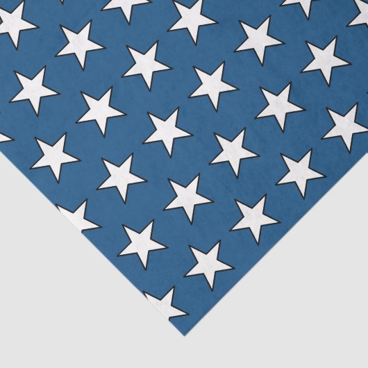 愛国的USAブルーアメリカン国旗の星軍隊 薄葉紙 (詳細)