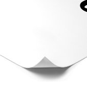 愛国的USA国旗の顔プリント ポスター (角)