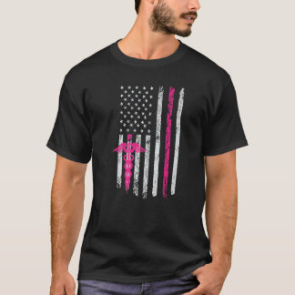 愛国看護師 フラッグ 卒業 スクール 登録看護師 Tシャツ