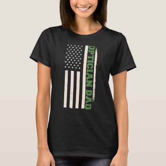愛国眼科医による検眼手術 Tシャツ (正面)