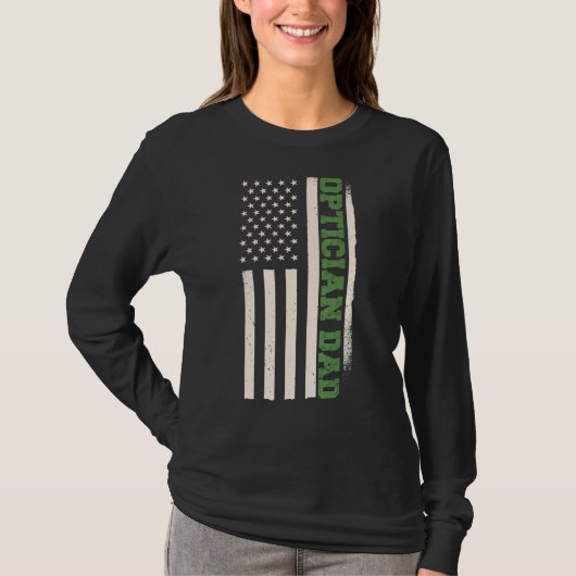 愛国眼科医による検眼手術 Tシャツ (正面)