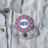 愛国米国の投票ボタン 缶バッジ (インサイチュ)