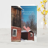 愛国納艦旗恋しく思の君 カード (黄色い花)