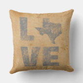 愛国素朴愛テキサス州 クッション (裏面)