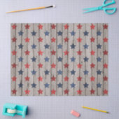 愛国素朴的なフェイク木材はパーティー組織 薄葉紙 (クラフト)